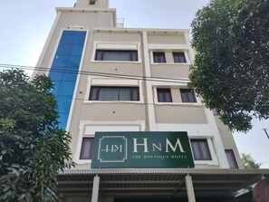 Voorkant van accommodatie