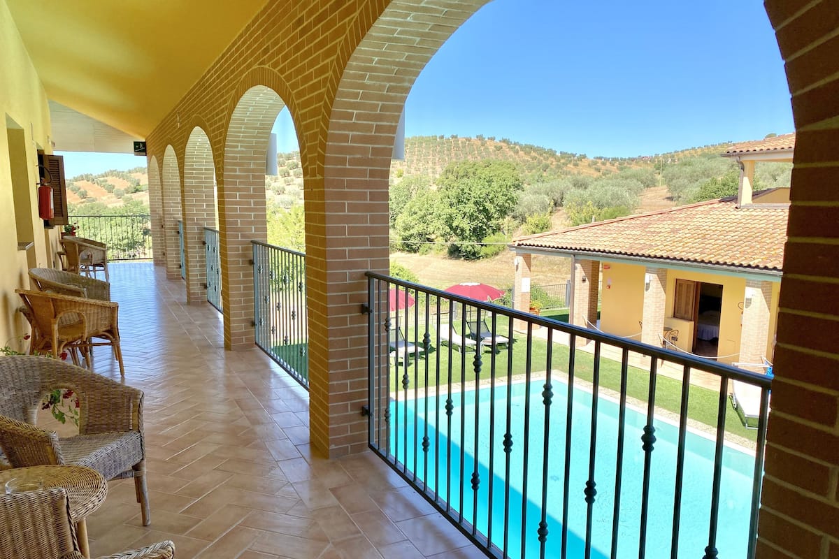 Vue depuis le balcon