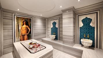 Sauna, Turkish bath/hammam, body treatments, aromatherapy