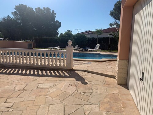 Ame445 Villa Avec Piscine Privee 5x11m, Climatisation, Wifi A 150m Plage