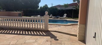 Ame445 Villa Avec Piscine Privee 5x11m, Climatisation, Wifi A 150m Plage
