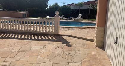 Ame445 Villa Avec Piscine Privee 5x11m, Climatisation, Wifi A 150m Plage