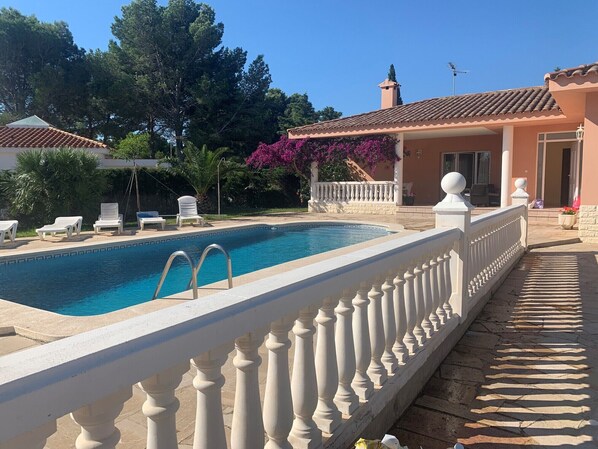 Outdoor pool - Ame445 Villa Avec Piscine Privee 5x11m, Climatisation, Wifi A 150m Plage (L'Ametlla de Mar)