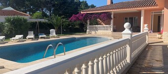 Ame445 Villa Avec Piscine Privee 5x11m, Climatisation, Wifi A 150m Plage