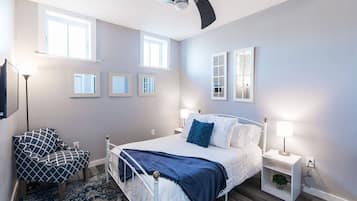 2 chambres, fer et planche Ă  repasser, Wi-Fi, draps fournis