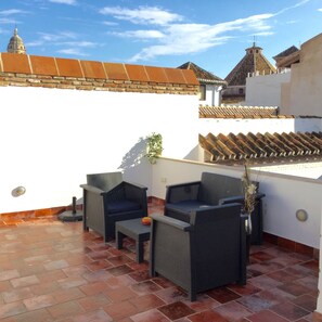 Terrace/patio - Duplex apartment with Terrace in Málaga centre (Málaga)