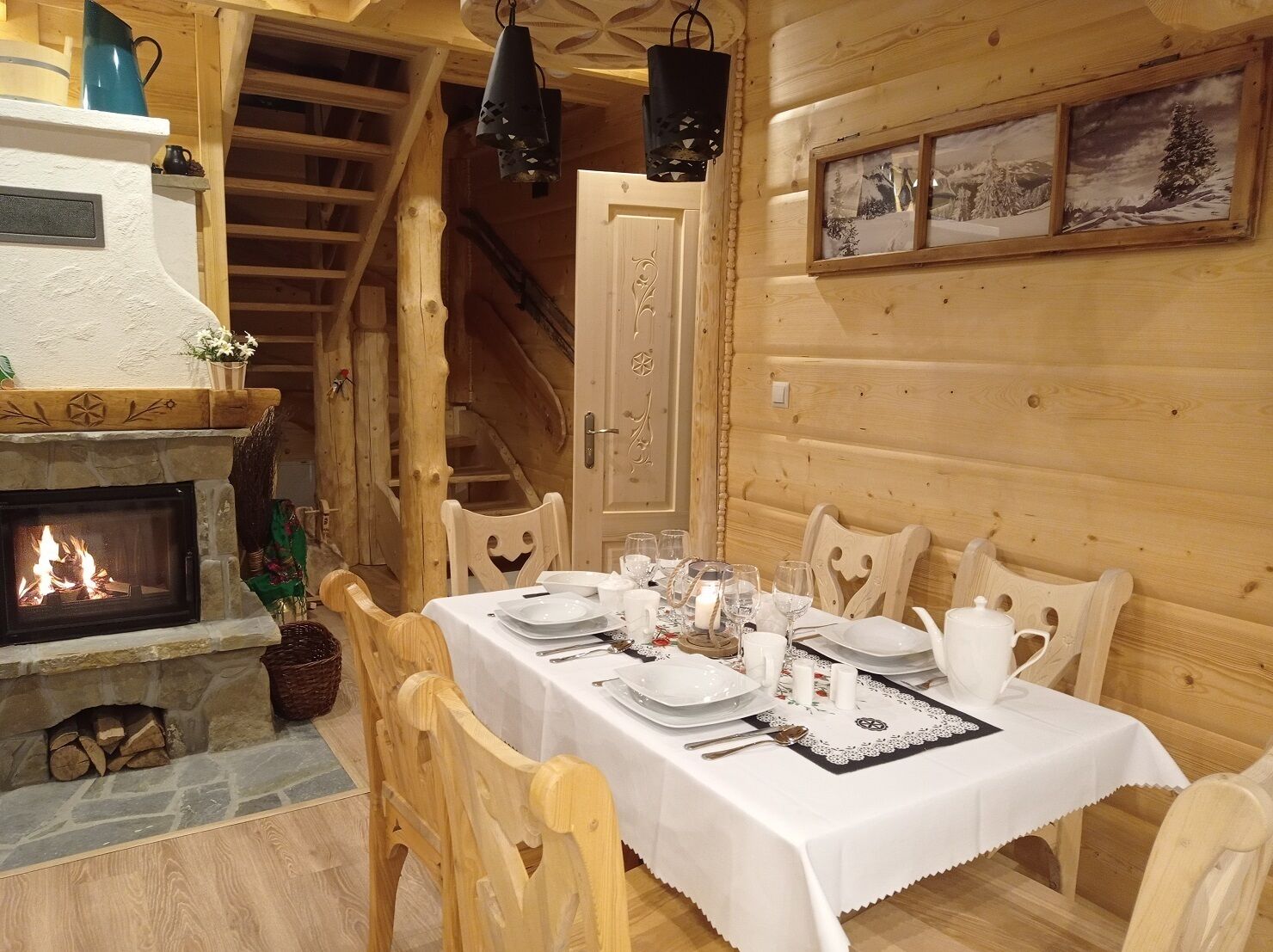 Chalet exclusivo (domek typu delux) | Comedor