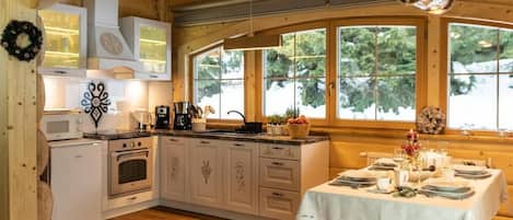 Premium-Chalet (Domek Pudrowy) | Eigene Küche