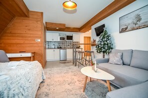 Deluxe Apartment (1) | Desk, soundproofing, free WiFi, bed sheets - Pod Tatrzańskim Niebem (Bialy Dunajec)