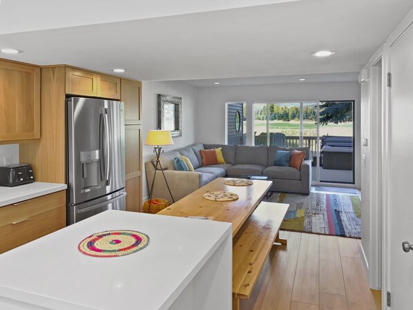 Condo, 3 Bedrooms | Living room | TV, fireplace - Open Floor 71 Vantage Family Condo by RedAwning (Park City)