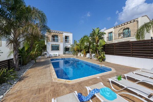 Villa (3 Bedrooms) | Front of property - The Secret to Enjoying Your 5 Star Villa Close to the Beach, Protaras Villa 1498 (Paralimni)
