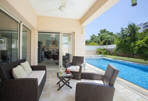 Balcony - At Last You can Rent the Perfect Luxury Villa in Pernera Close to all the Action, Protaras Villa 1454 (Paralimni)
