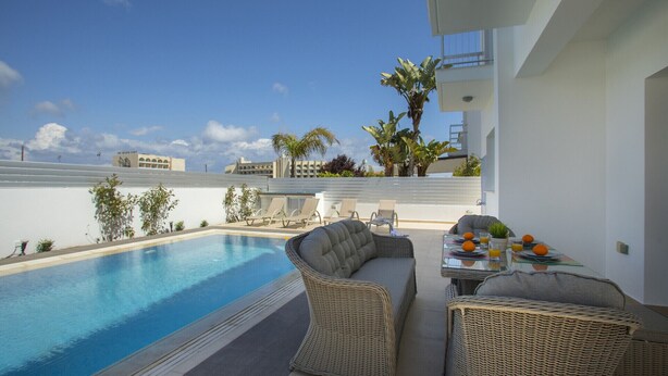 Balcony - Imagine You and Your Family Renting This Luxury Villa Minutes From the Beach, Protaras Villa 1470 (Paralimni)