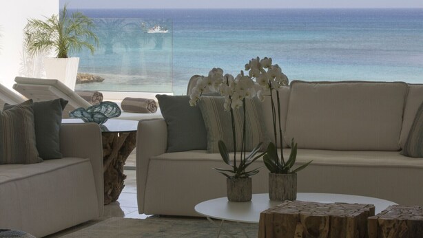 Balcony - You and Your Family Will Love This Beachfront Villa, Protaras Villa 1539 (Paralimni)