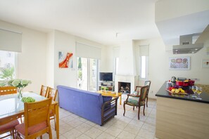 Living room - Your Luxury 2 Bedroom Villa on Beachfront Complex, Protaras Villa 1445 (Paralimni)