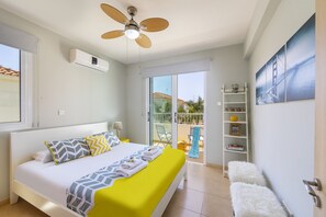 3 slaapkamers, een laptopwerkplek, beddengoed