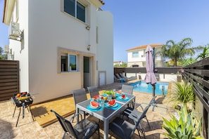 Balcony - The Ultimate Guide to Renting Your Luxury 3 Bedroom Villa Near the Beach, Protaras Villa 1478 (Paralimni)