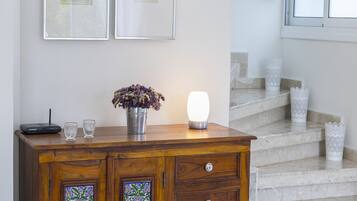 2 bedrooms, laptop workspace, WiFi, bed sheets