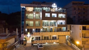 Front of property – evening/night