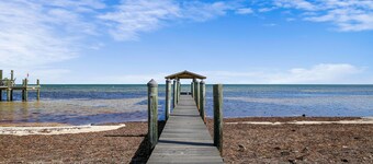 Family-friendly oceanfront home with private beach, private gas grill, and deck