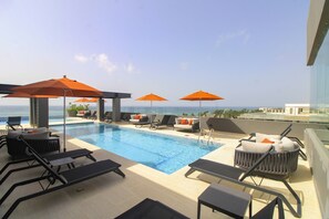 Rooftop pool