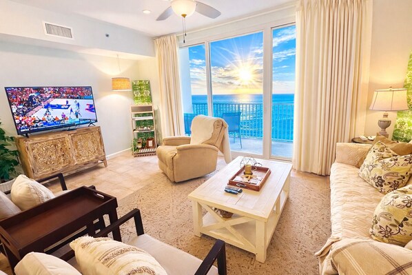 Smart TV, books - Shores of Panama Beach/Gulf Front Condo (Panama City Beach)