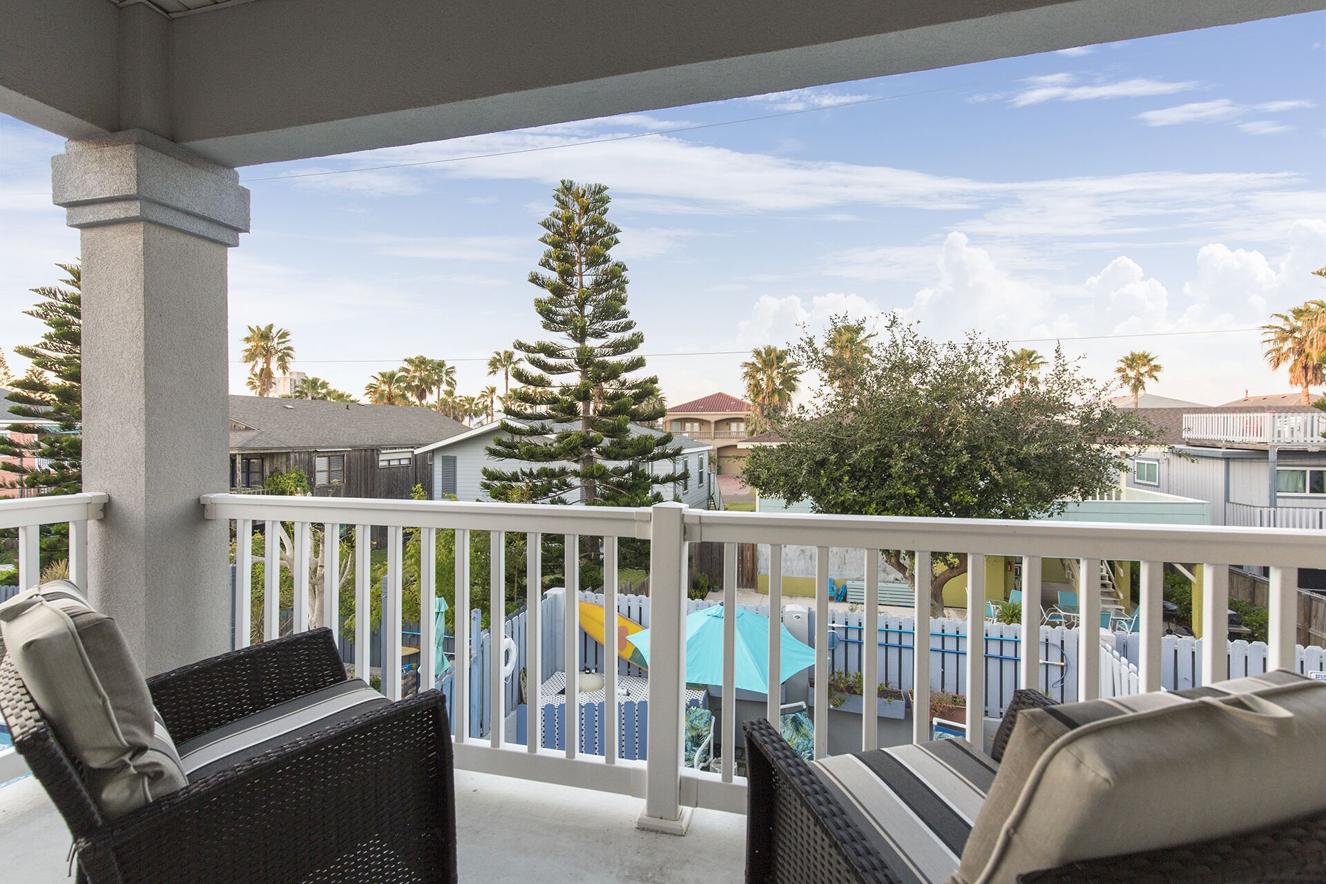 Master bedroom balcony