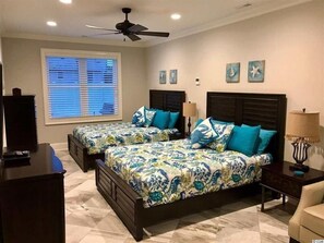 4 bedrooms, iron/ironing board, travel crib, free WiFi - Strand Oasis Gorgeous Luxury Beach House W/ Private Pool & Hot Tub! Pickleball (North Myrtle Beach)