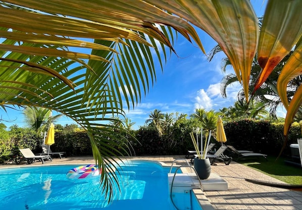 Pool - Gîte Corossol, les Orchidées de Sainte-Anne with pool, jacuzzi & garden (Sainte-Anne)