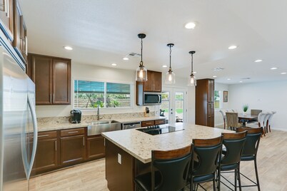 This Home Sleeps 20-26 People Comfortably with Pool and Lots of Extra Amenities 