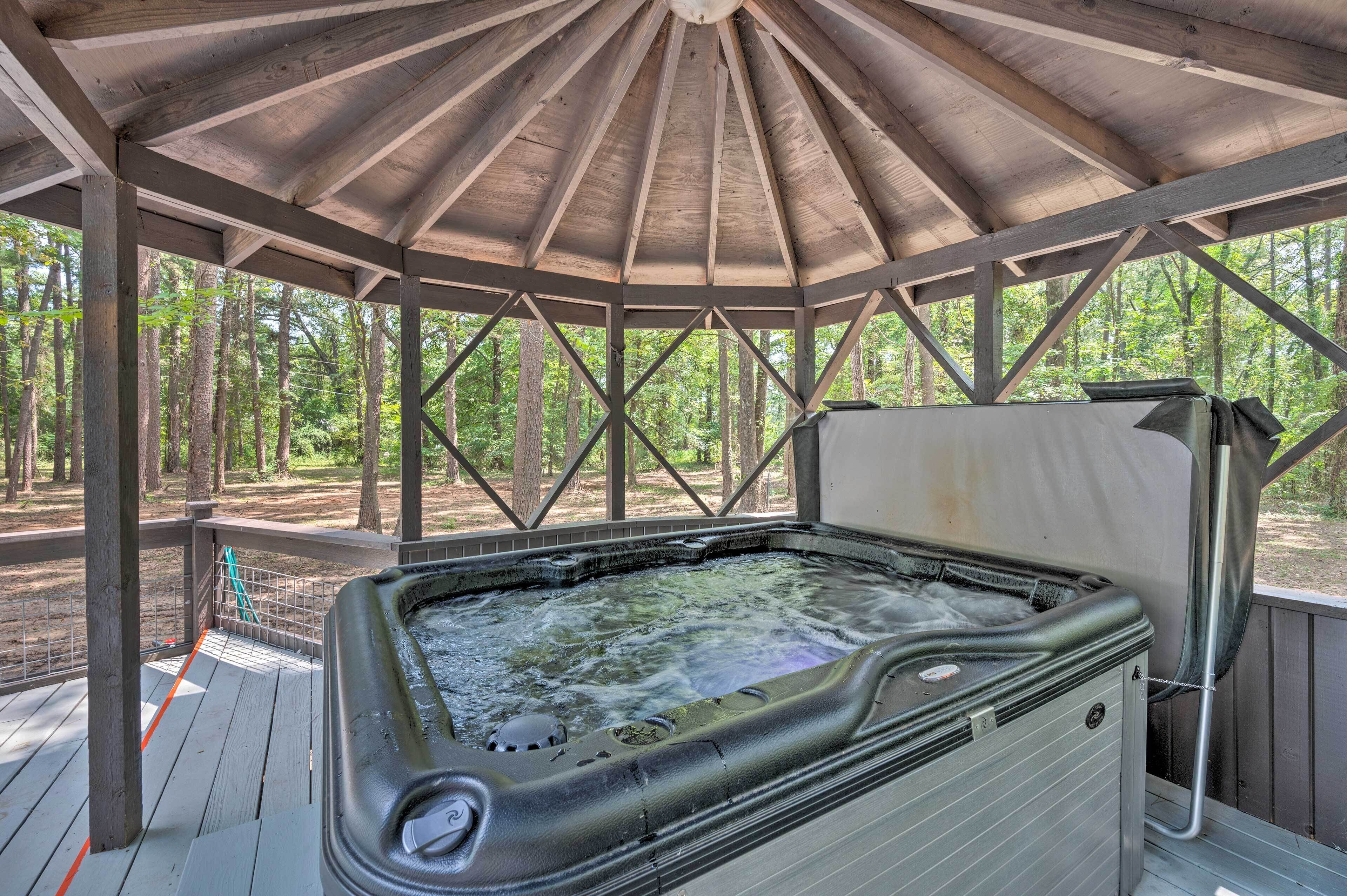 Bain à remous extérieur