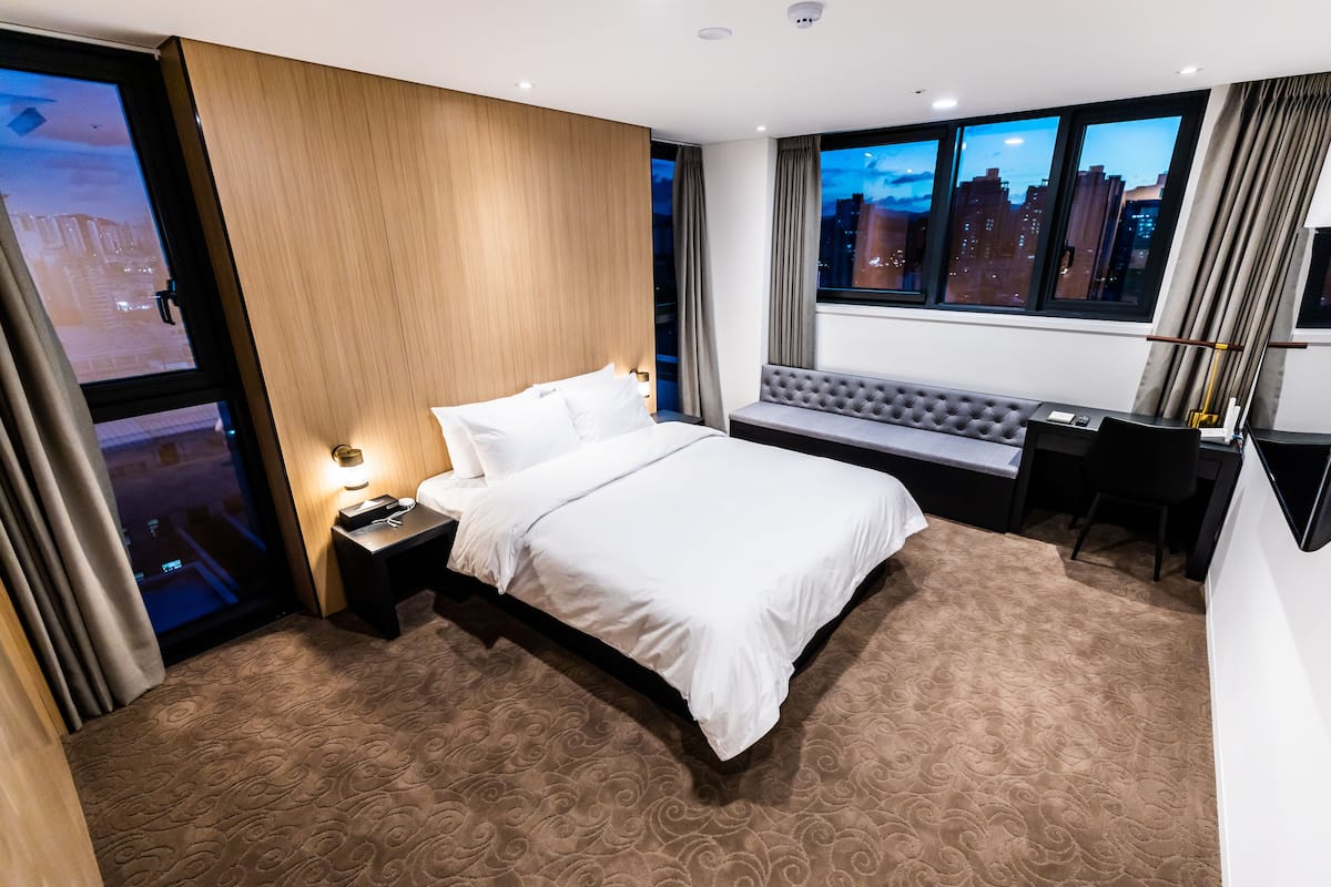 Superior kamer | 1 slaapkamer, een bureau, geluiddichte muren, gratis wifi