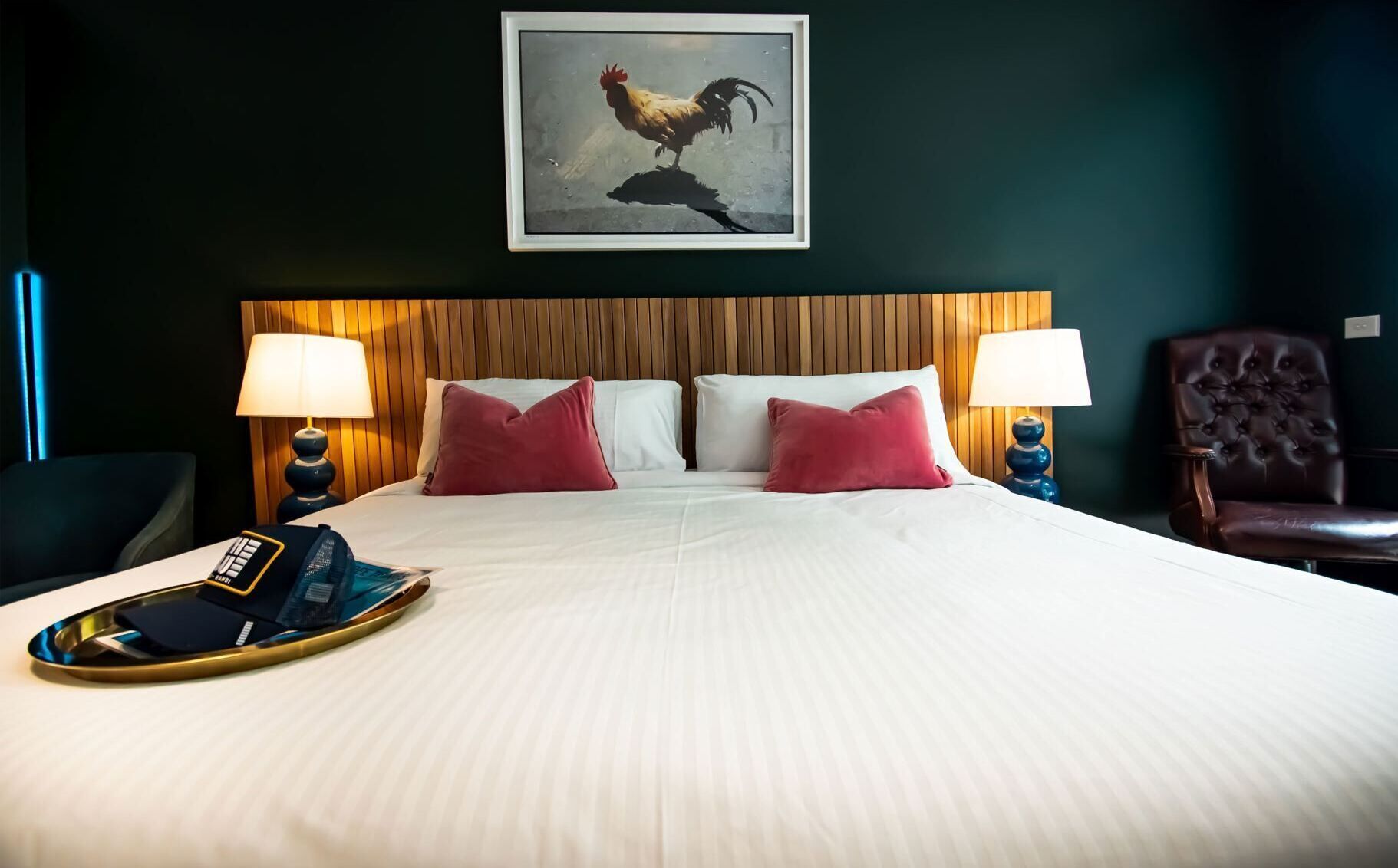 Egyptian cotton sheets, premium bedding, pillowtop beds, blackout drapes