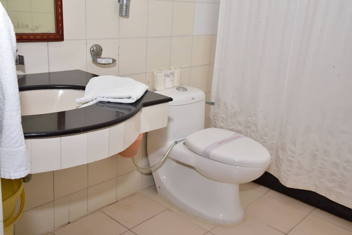 Standard Double or Twin Room | Bathroom | Shower, rainfall showerhead, free toiletries, hair dryer