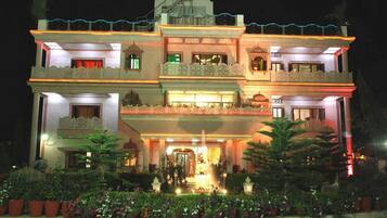 Front of property – evening/night