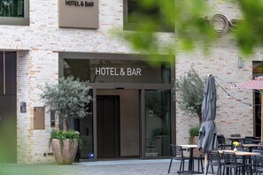 Overnatningsstedets facade