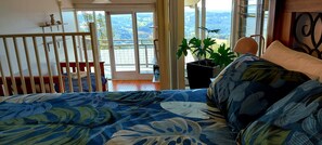 2 bedrooms, desk, laptop workspace, iron/ironing board