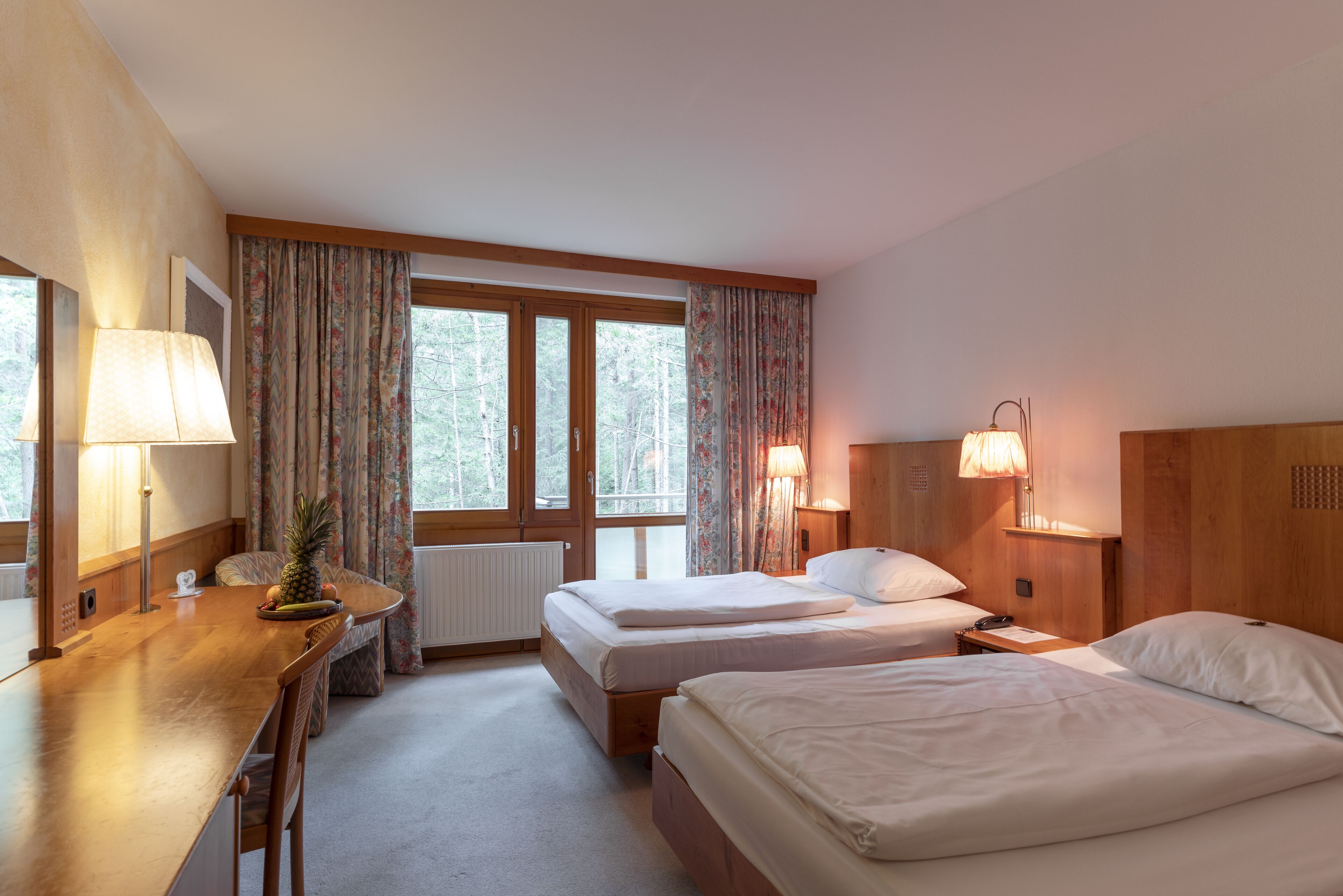 comfort double or twin room, mountain view | 1 bedroom, in-room safe, desk, laptop workspace