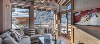 Luxury chalet in Courchevel with jacuzzi and fireplace