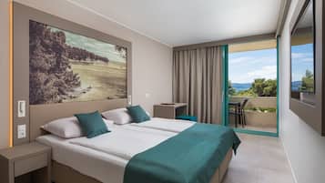 Allergikerbettwaren, Zimmersafe, Schreibtisch, Verdunkelungsvorhänge