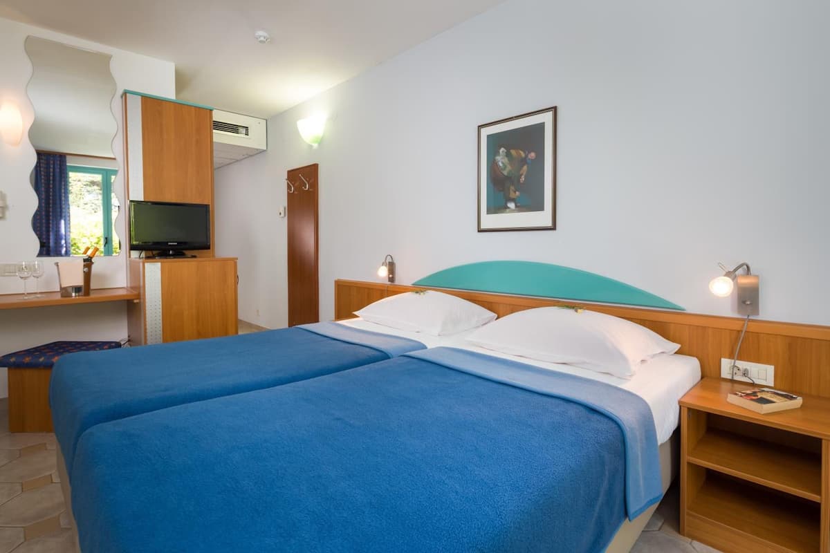 Hypo-allergenic bedding available, in-room safe, desk, blackout drapes
