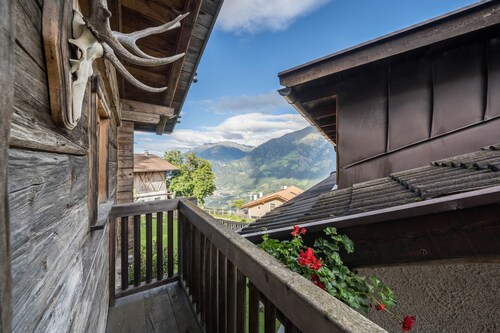 Ferienhaus "Lärchnhittl" mit Bergblick, WLAN, Balkon, Terrasse & Garten