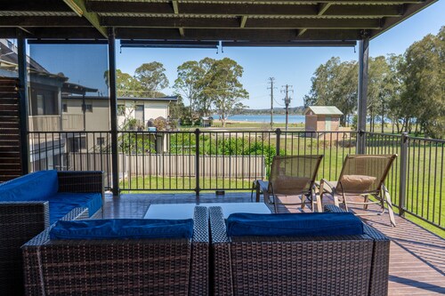 Beach and bush views