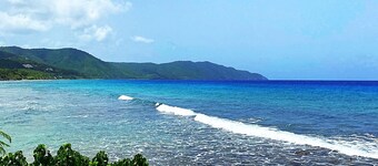 Walk to Beach at Cane Bay- Porch Mountain Views, Sea from the backyard