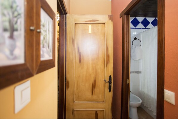 Towels, soap, toilet paper