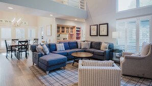 Living area - 4 Firethorn Way - 6 Bedroom, 3rd Row, South Forest Beach Home (Hilton Head Island)