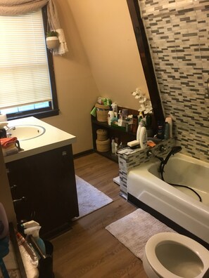 Towels, soap, toilet paper