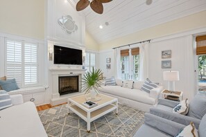 TV, foosball - Camp District! Newly Renovated! Access to 6 Community Pools! Low-Speed Vehicle! (Santa Rosa Beach)