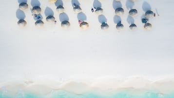Vlak bij het strand