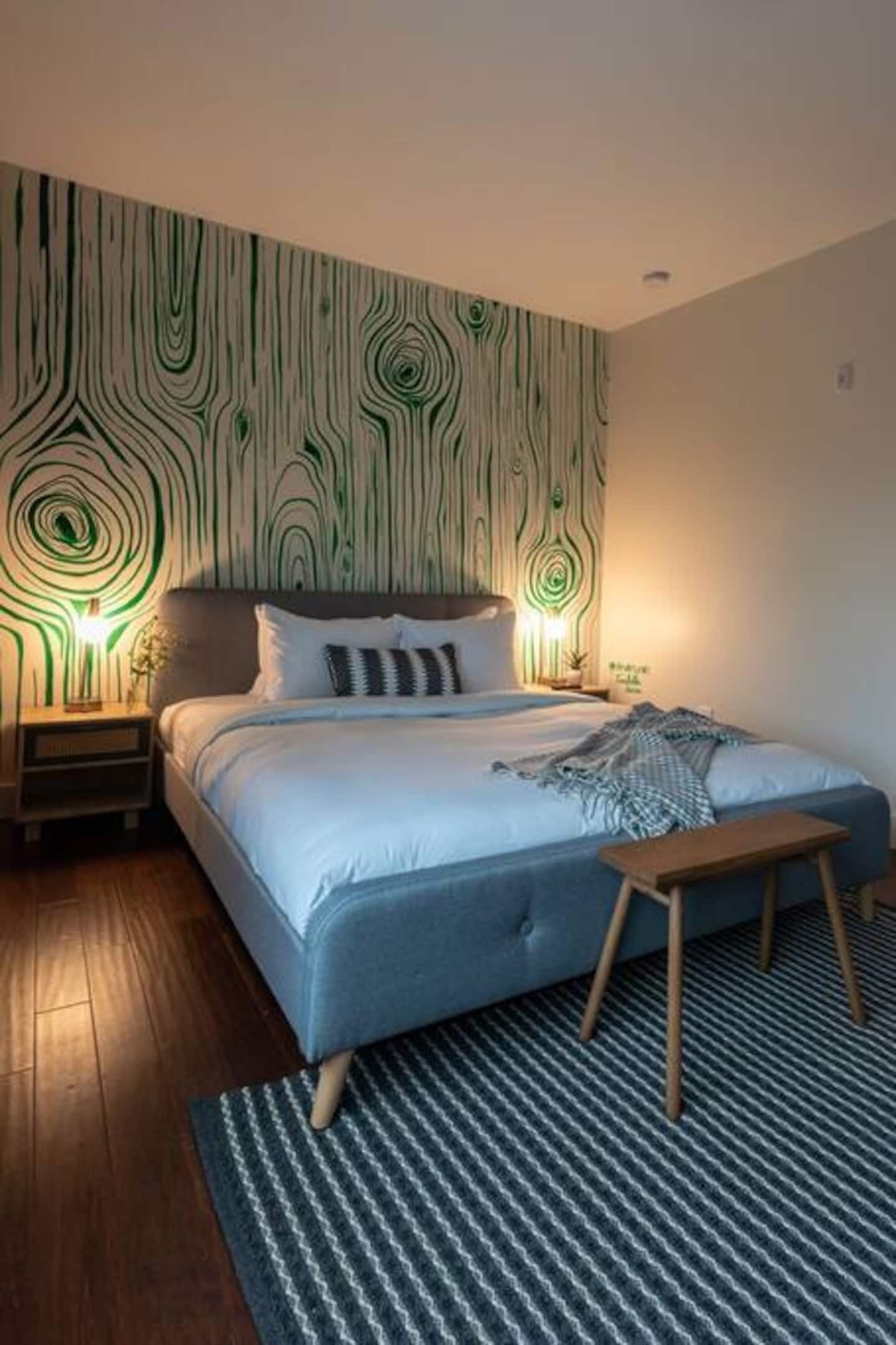 1 chambre, fer et planche à repasser, lit parapluie, Wi-Fi gratuit